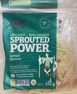 Tortilla - Spinach Sprouted (Silver Hills)